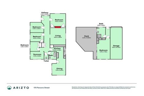 Photo of property in 170 Parsons Street, Springvale, Whanganui, 4501