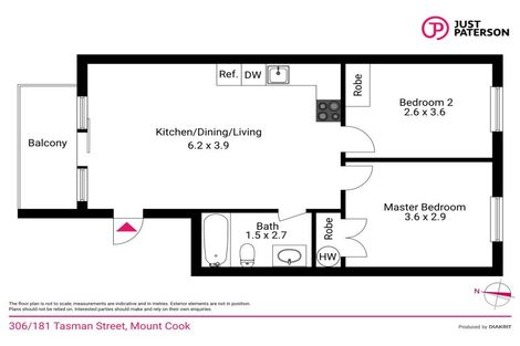 Photo of property in Detroit Apartments, 306/181 Tasman Street, Mount Cook, Wellington, 6021