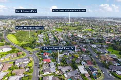 Photo of property in 13 Tyrian Close, Half Moon Bay, Auckland, 2012