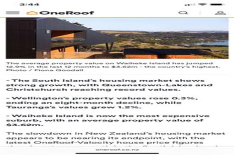 Photo of property in 136 Waiheke Road, Waiheke Island, 1971