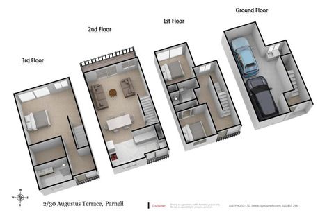 Photo of property in 2/30 Augustus Terrace, Parnell, Auckland, 1052