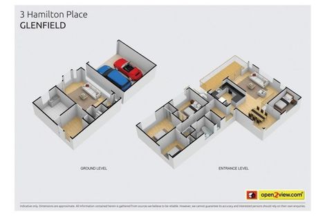 Photo of property in 3 Hamilton Place, Glenfield, Auckland, 0629