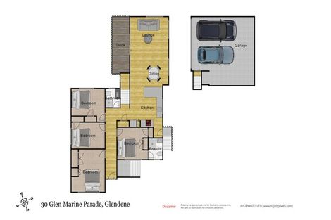 Photo of property in 30 Glen Marine Parade, Glendene, Auckland, 0602