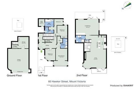 Photo of property in 60 Hawker Street, Mount Victoria, Wellington, 6011