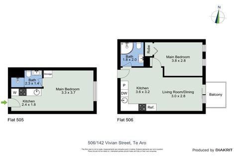 Photo of property in Dual Apartments, 506/142 Vivian Street, Te Aro, Wellington, 6011