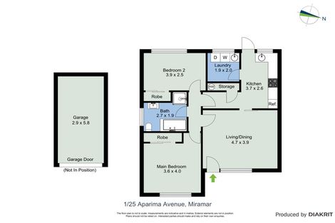 Photo of property in 1/25 Aparima Avenue, Miramar, Wellington, 6022