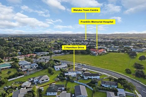 Photo of property in 3 Hamilton Drive, Waiuku, 2123
