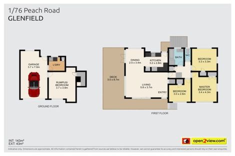 Photo of property in 1/76 Peach Road, Glenfield, Auckland, 0629