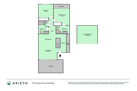 Photo of property in 17/11 Carlos Drive, Flat Bush, Auckland, 2016