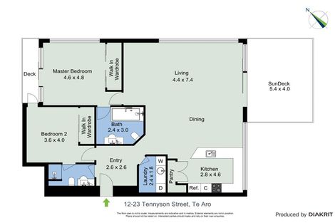 Photo of property in De Vere Apartments, 12/23 Tennyson Street, Te Aro, Wellington, 6011