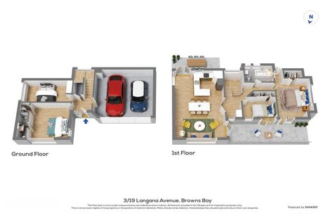 Photo of property in 3/19 Langana Avenue, Browns Bay, Auckland, 0630