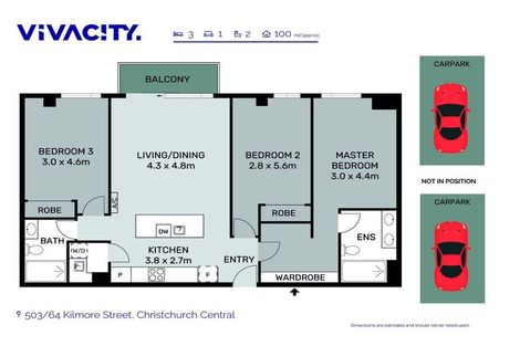 Photo of property in 503/64 Kilmore Street, Christchurch Central, Christchurch, 8013