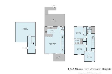 Photo of property in 1/147 Albany Highway, Unsworth Heights, Auckland, 0632