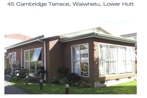 Photo of property in 45 Cambridge Terrace, Waiwhetu, Lower Hutt, 5010