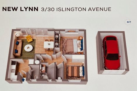 Photo of property in 3/30 Islington Avenue, New Lynn, Auckland, 0600