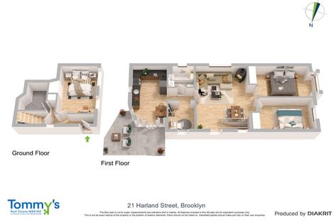 Photo of property in 21 Harland Street, Brooklyn, Wellington, 6021