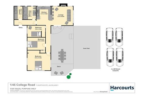 Photo of property in 1/45 College Road, Northcote, Auckland, 0627