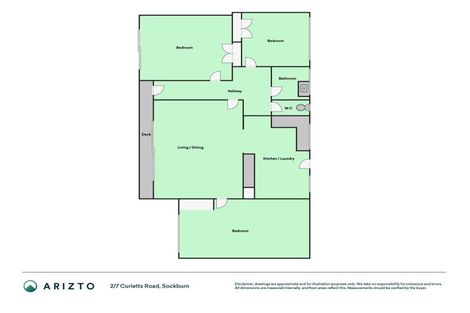 Photo of property in 2/7 Curletts Road, Sockburn, Christchurch, 8042