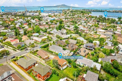 Photo of property in 2/6 Dallinghoe Crescent, Milford, Auckland, 0620