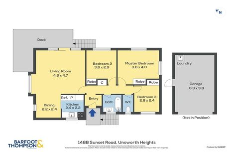 Photo of property in 2/148 Sunset Road, Unsworth Heights, Auckland, 0632