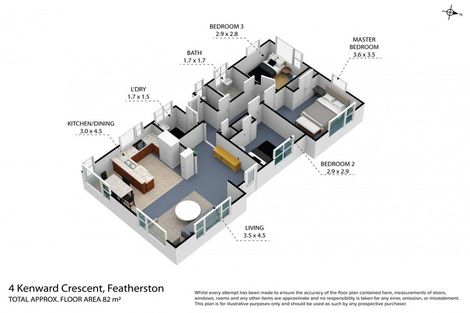 Photo of property in 4 Kenward Crescent, Featherston, 5710