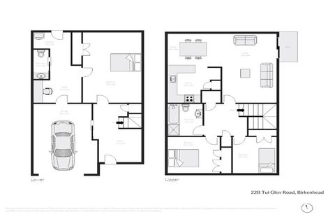 Photo of property in 2/22 Tui Glen Road, Birkenhead, Auckland, 0626