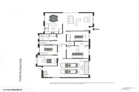 Photo of property in 15 Hocken Place, Mangere Bridge, Auckland, 2022