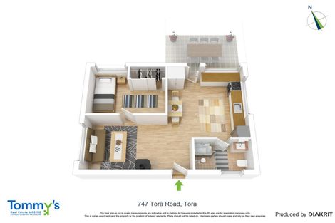 Photo of property in 747 Tora Road, Tora, Martinborough, 5782