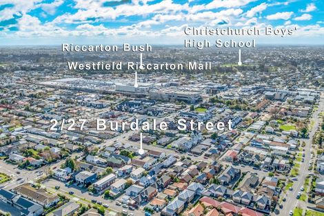Photo of property in 2/27 Burdale Street, Riccarton, Christchurch, 8011