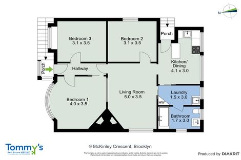 Photo of property in 9 Mckinley Crescent, Brooklyn, Wellington, 6021