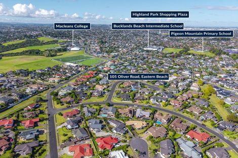 Photo of property in 105 Oliver Road, Eastern Beach, Auckland, 2012