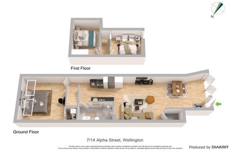 Photo of property in Courtenay Mews Apartments, 7/14 Alpha Street, Te Aro, Wellington, 6011