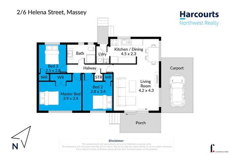 Photo of property in 2/6 Helena Street, Massey, Auckland, 0614