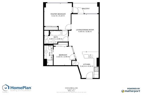 Photo of property in Kate Sheppard Apartments, 6g/42 Molesworth Street, Thorndon, Wellington, 6011