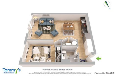 Photo of property in Vsp South, 807/166 Victoria Street, Te Aro, Wellington, 6011