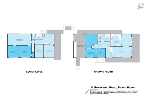 Photo of property in 32 Rosecamp Road, Beach Haven, Auckland, 0626