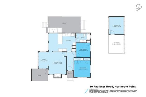 Photo of property in 10 Faulkner Road, Northcote Point, Auckland, 0627