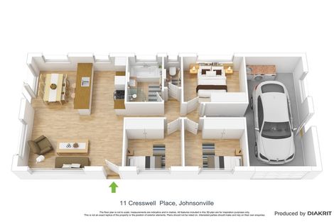 Photo of property in 11 Cresswell Place, Johnsonville, Wellington, 6037