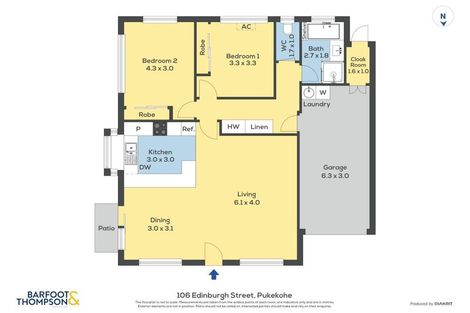 Photo of property in 1/106 Edinburgh Street, Pukekohe, 2120