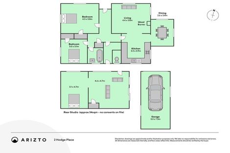 Photo of property in 2 Hodge Place, Aramoho, Whanganui, 4500