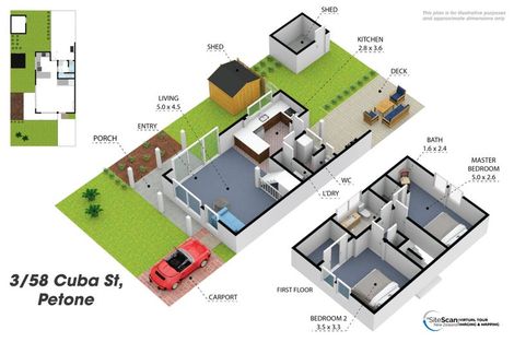 Photo of property in Princeton Gardens, 3/58 Cuba Street, Petone, Lower Hutt, 5012