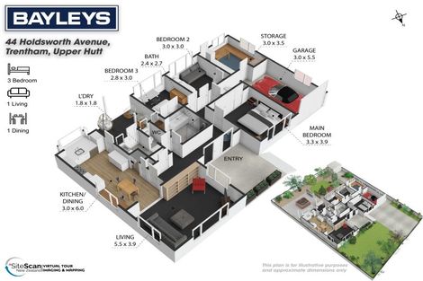 Photo of property in 44 Holdsworth Avenue, Trentham, Upper Hutt, 5018