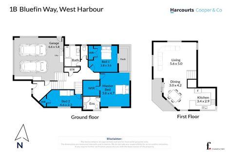 Photo of property in 2/1 Bluefin Way, West Harbour, Auckland, 0618