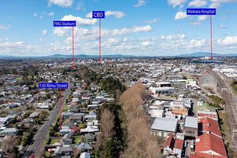Photo of property in 135 Rimu Street, Maeroa, Hamilton, 3200