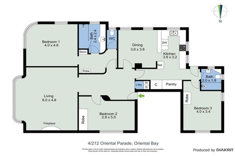 Photo of property in Anscombe Apartments, 212 Oriental Parade, Oriental Bay, Wellington, 6011