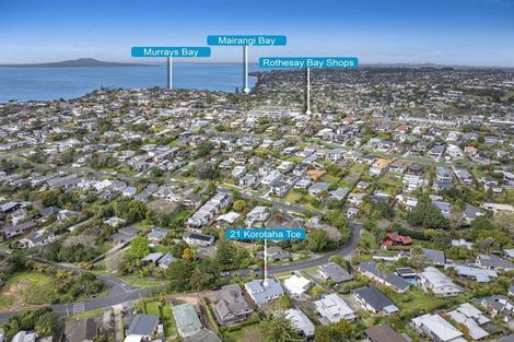 Photo of property in 21 Korotaha Terrace, Rothesay Bay, Auckland, 0630