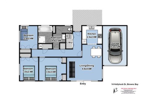 Photo of property in 1/14 Hollyhock Place, Browns Bay, Auckland, 0630