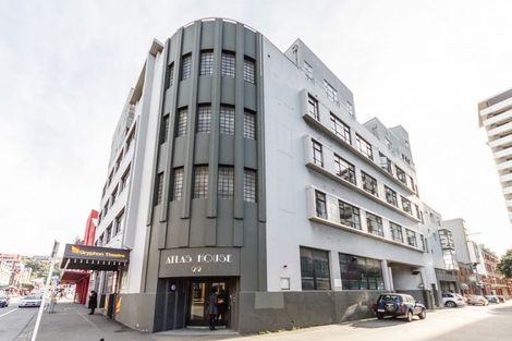 Photo of property in Atlas House, 16a/22 Ghuznee Street, Te Aro, Wellington, 6011