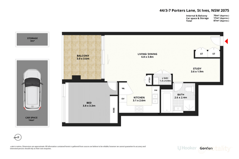 44/3-7 Porters Lane, St Ives, NSW 2075