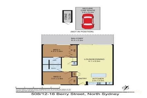 508/12 Berry St, North Sydney, NSW 2060